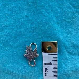 Cape Cod convertible clasp leaf charm